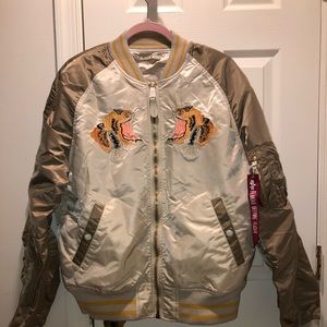 new Alpha Industries flight bomber jacket.